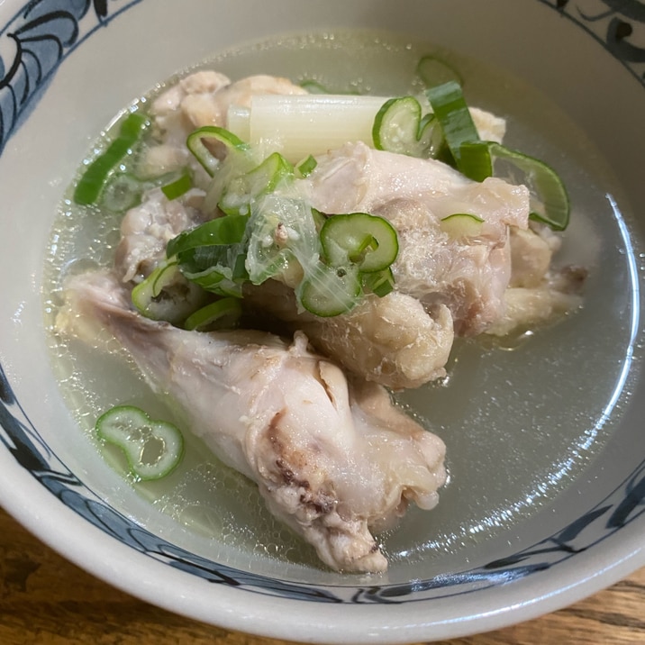 あるもので簡単に！参鶏湯風スープ